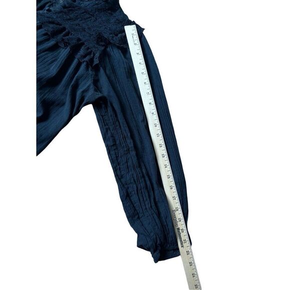 Anthropologie Akemi+Kin Callie Lace Blouse size 6 black - Picture 6 of 7